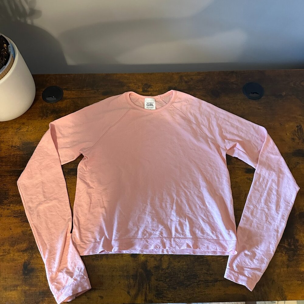 Athleta Girl Long Sleeve T-Shirt Pink